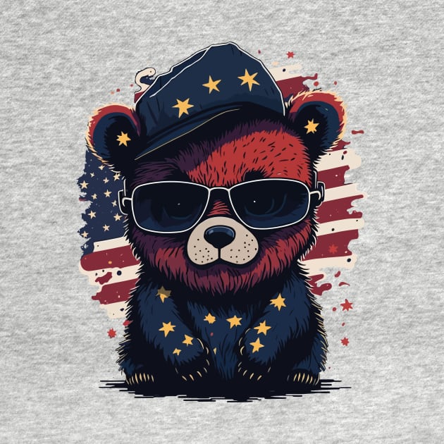 Patrioic Bear by By_Russso